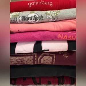 LOT OF 8 Hard Rock Cafe Shirts